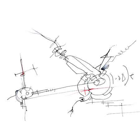 Relevés anatomiques, x-axis par Nicolas Terrasson