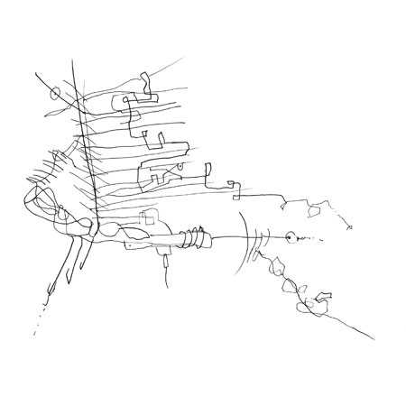 Relevés anatomiques, x-axis par Nicolas Terrasson