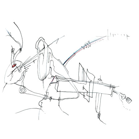 Relevés anatomiques, x-axis par Nicolas Terrasson