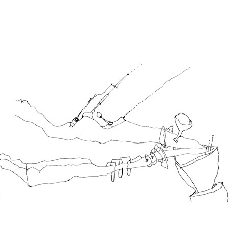 Relevés anatomiques, x-axis par Nicolas Terrasson