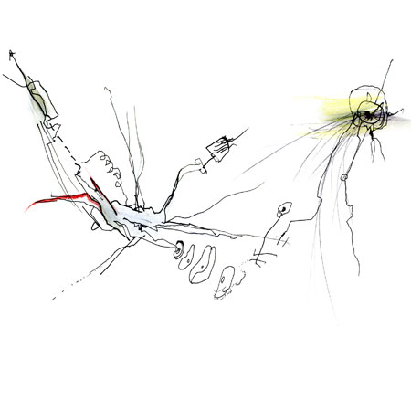 Relevés anatomiques, x-axis par Nicolas Terrasson