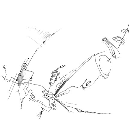 Relevés anatomiques, x-axis par Nicolas Terrasson