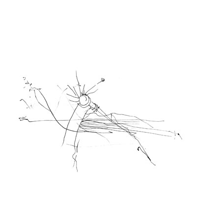 Relevés anatomiques, x-axis par Nicolas Terrasson