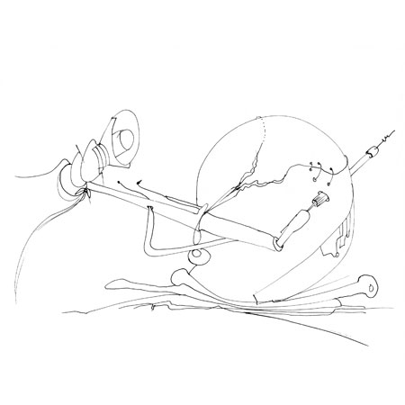 Relevés anatomiques, x-axis par Nicolas Terrasson