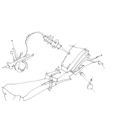 Relevés anatomiques, x-axis par Nicolas Terrasson