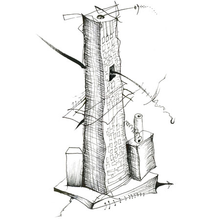 Relevés anatomiques, y-axis par Nicolas Terrasson