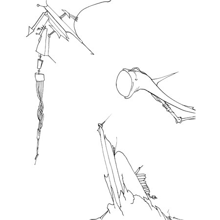 Relevés anatomiques, y-axis par Nicolas Terrasson